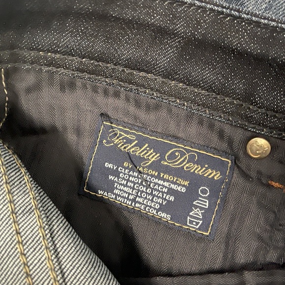 Fidelity Denim Dark Wash High Rise Skinny Jeans - Size 31 - New Without … - Picture 7 of 7